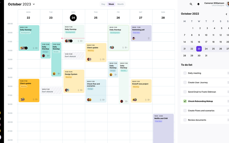 Mockup generico di applicativo sw