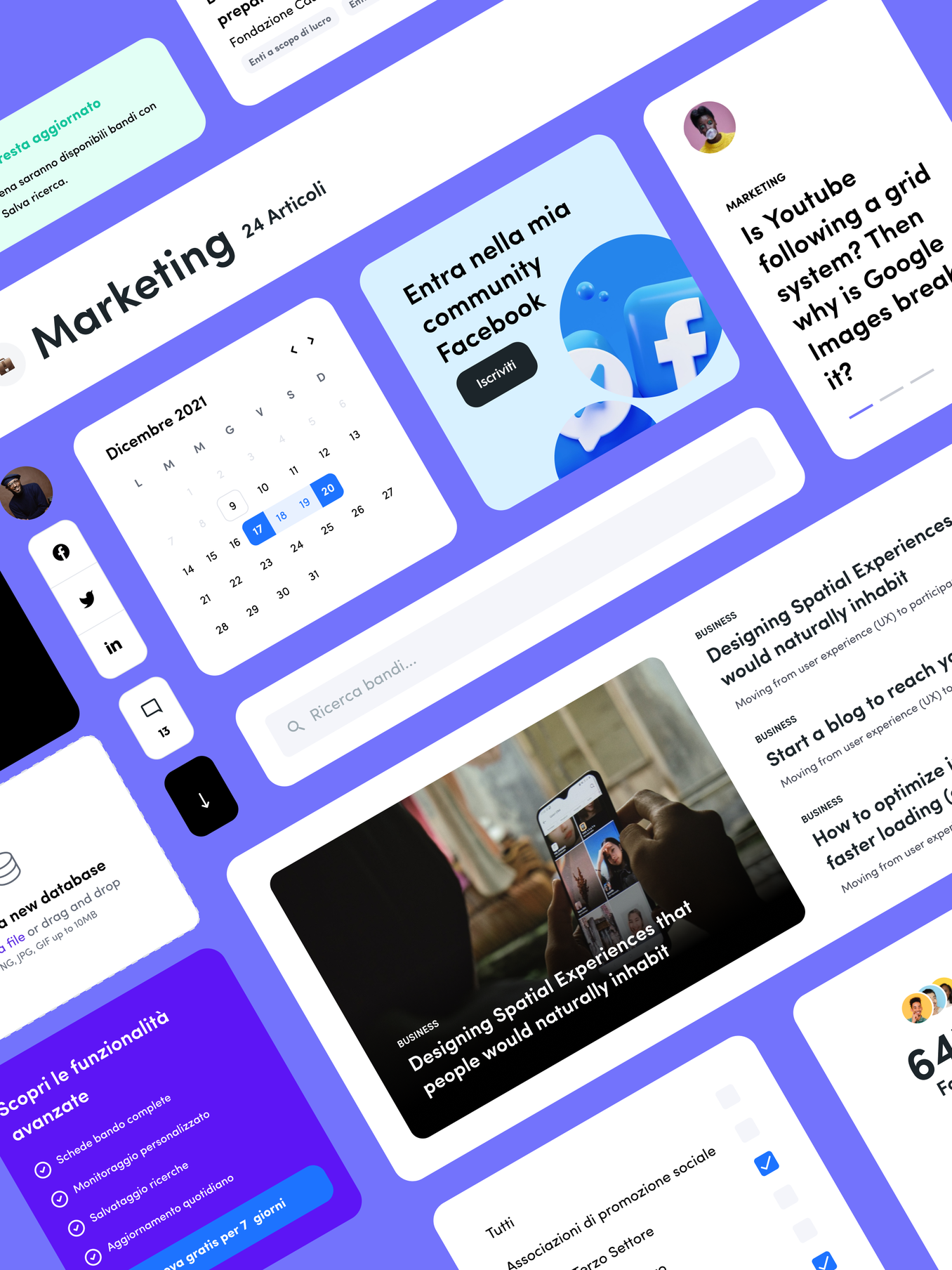 Caso di studio progettazione UX/UI sito web per agenzia di social media marketing