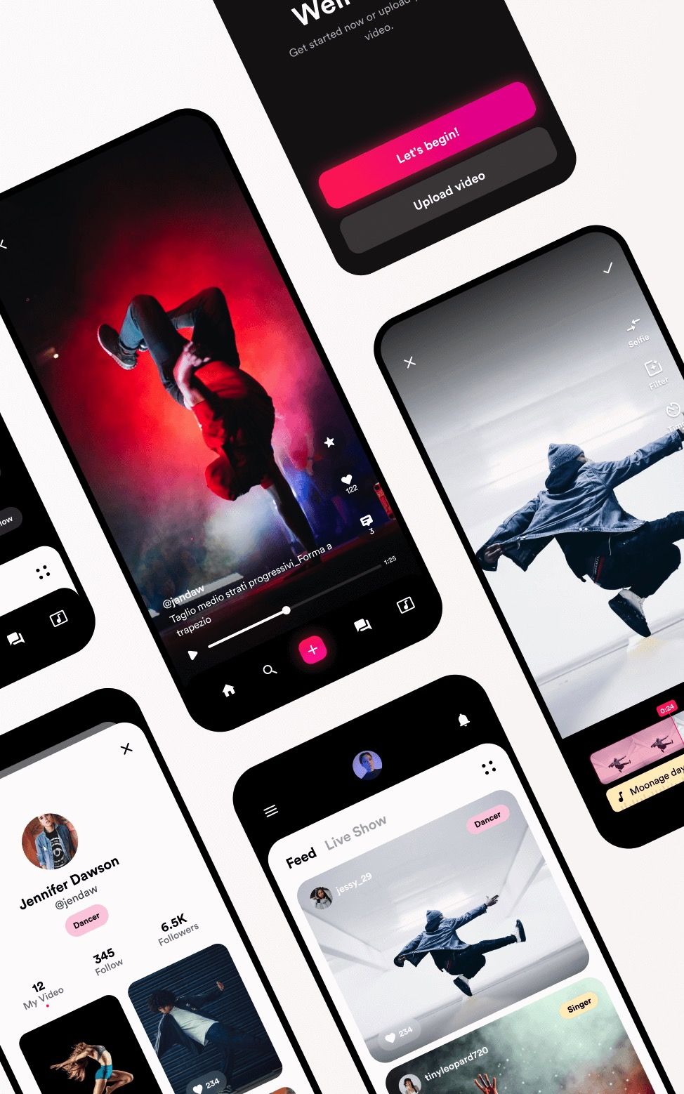 Concept di applicazione mobile musicale