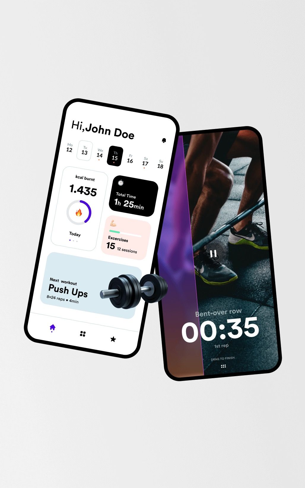 Prototio UX/UI di un applicazione mobile per l'allenamento